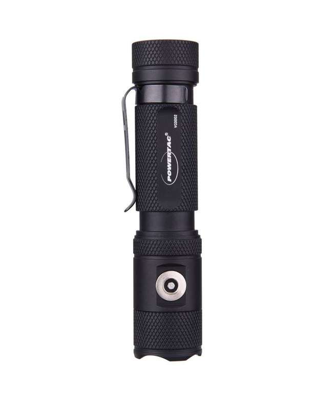 Powertac Tradesman M6-G3 2030 Lumen 330m Throw Rechargeable EDC Flashlight Black