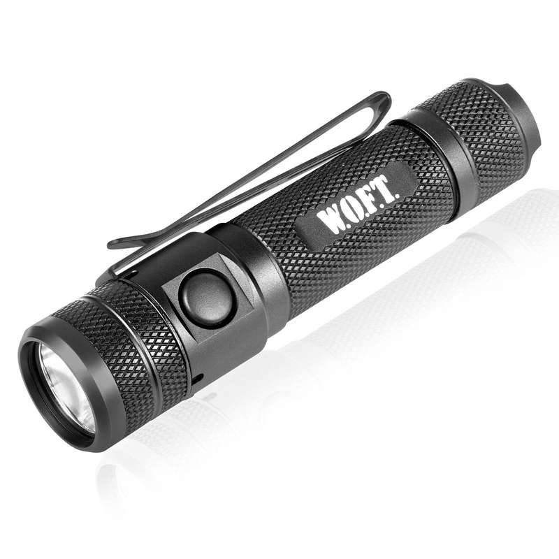 Powertac WOFT 1200 Lumen 240m Throw 14500 Rechargeable Flashlight