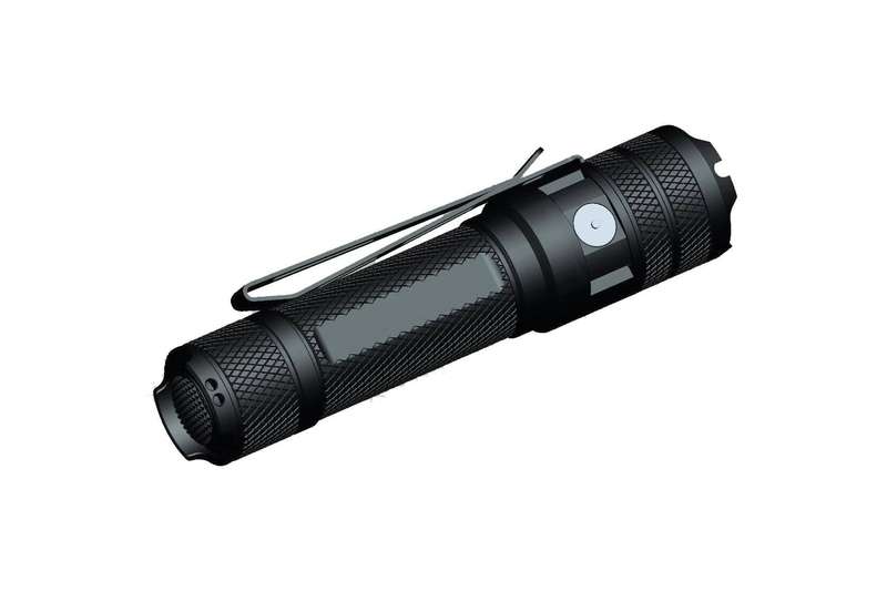 Powertac WOFT 1200 Lumen 240m Throw 14500 Rechargeable Flashlight