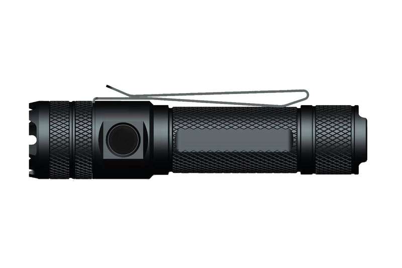 Powertac WOFT 1200 Lumen 240m Throw 14500 Rechargeable Flashlight