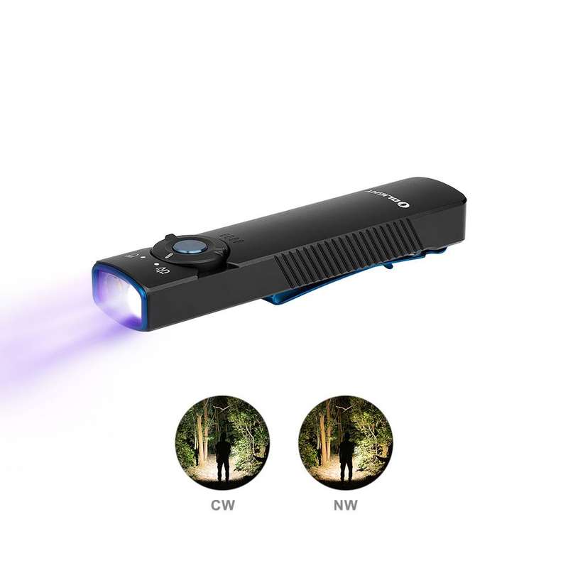 Olight Arkfeld UV 1000LM 101m Throw EDC Flashlight 365nm UV