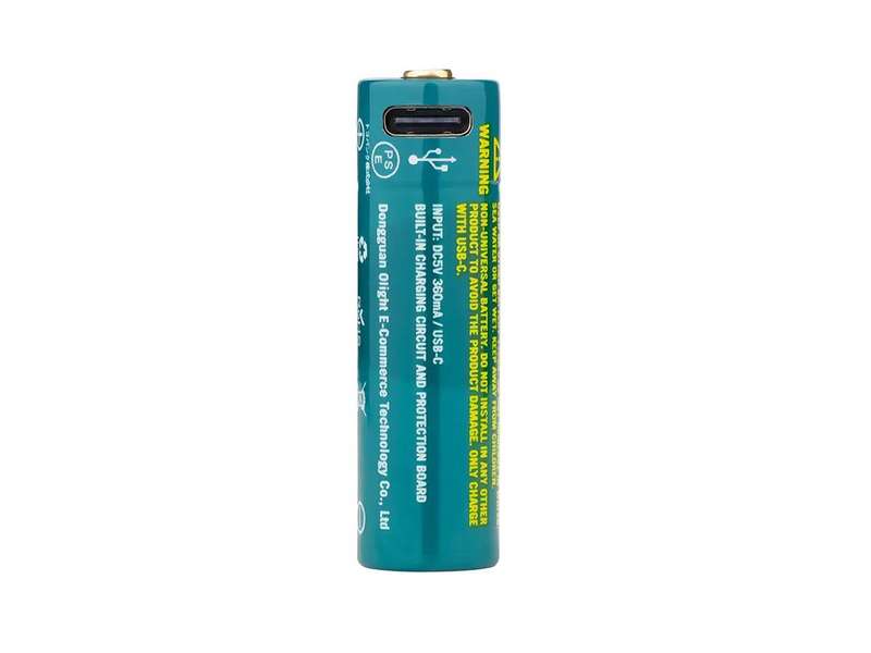 Olight 14500 1420mAh Battery for i5R Rechargeable Flashlight USB-C Charging