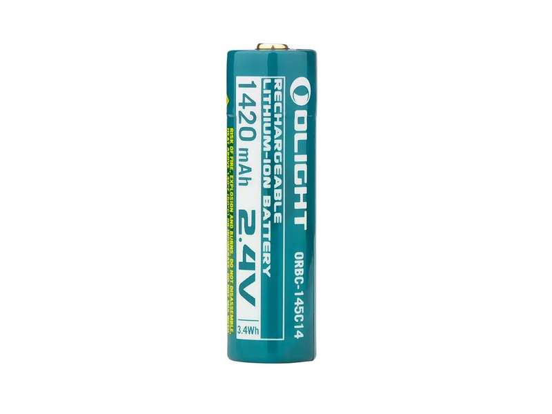 Olight 14500 1420mAh Battery for i5R Rechargeable Flashlight USB-C Charging