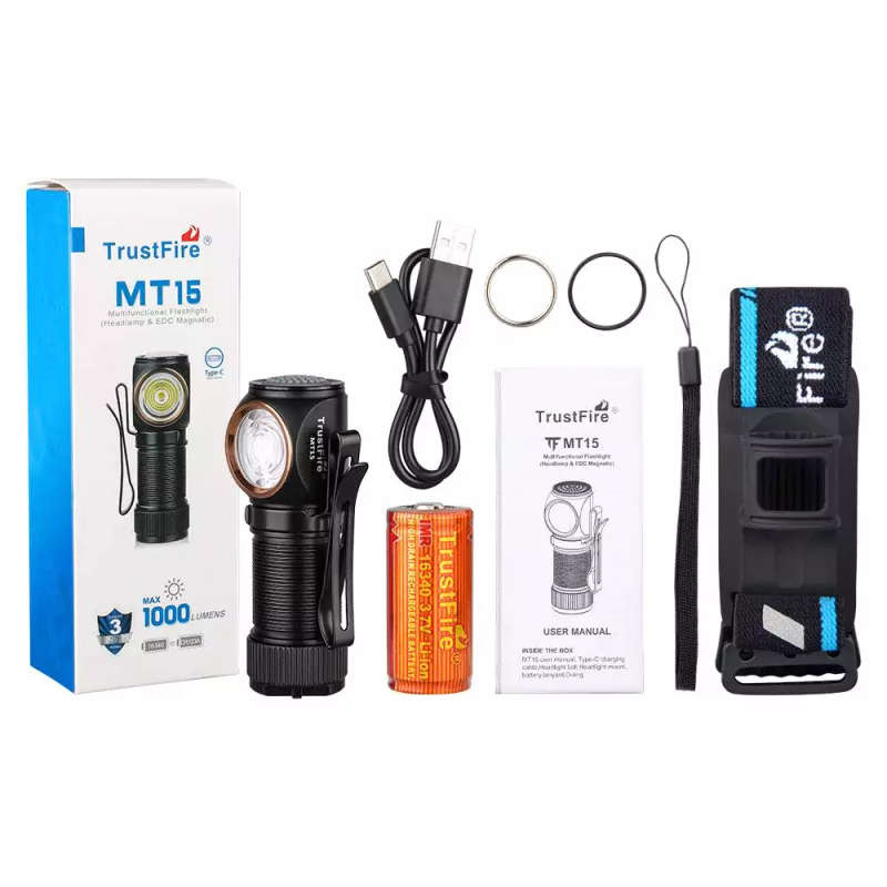 TrustFire MT15 1000 Lumens Headlamp with 105m Throw