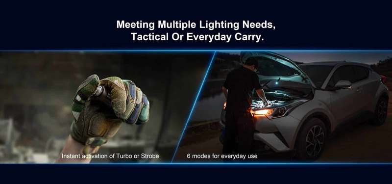 Olight Warrior Mini 3 1750 Lm 240m Rechargeable EDC Flashlight