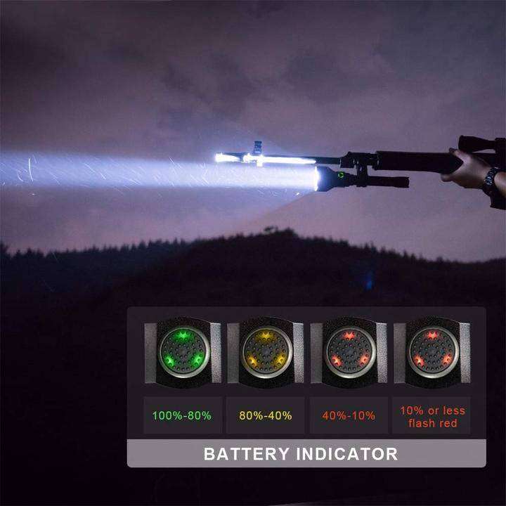 TrustFire T70 2300 Lumens LED Flashlight Set with 1000m Throw