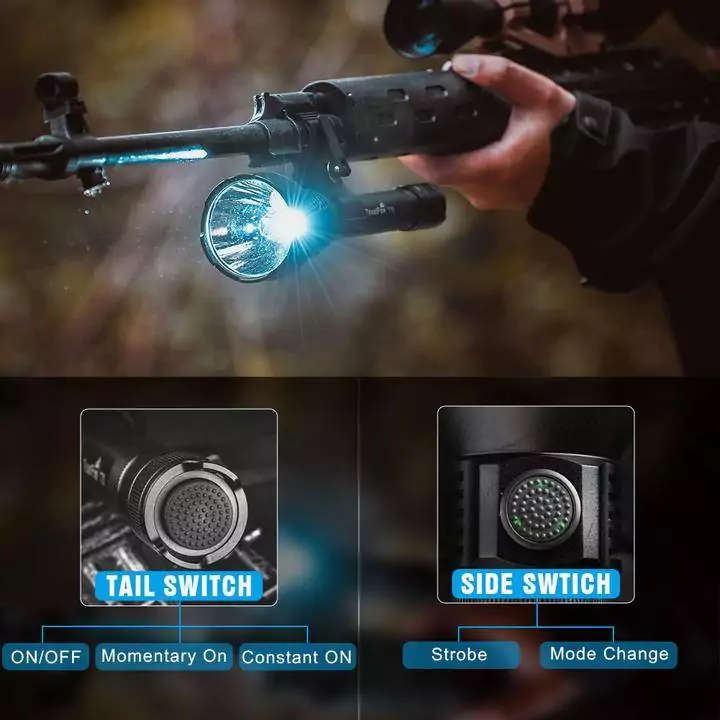 TrustFire T70 Hunting Set 2300 Lumens Flashlight with 1000m Throw