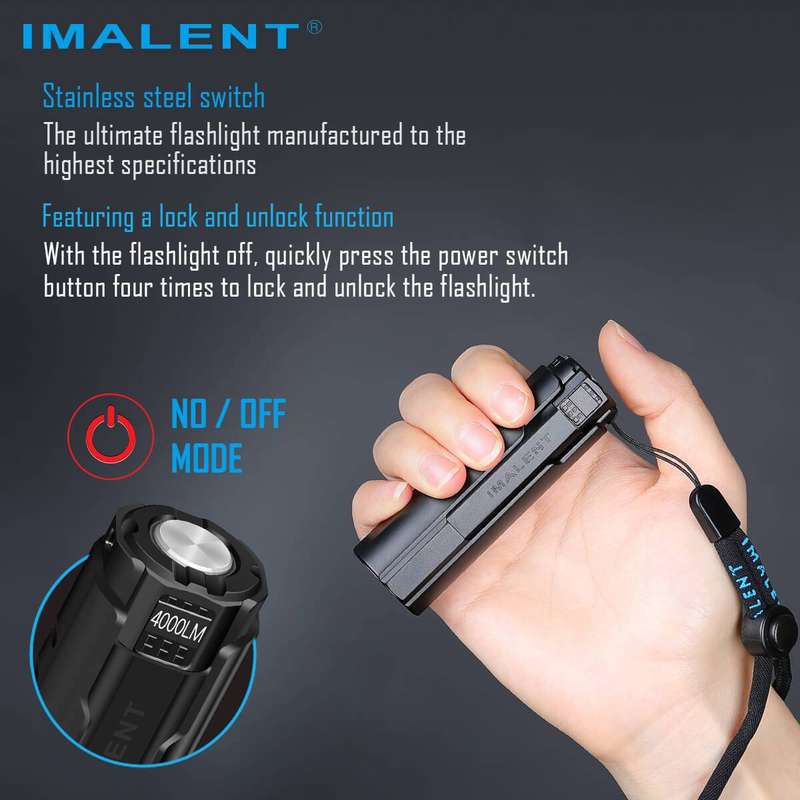 IMALENT LD70 4000 Lumen 203m EDC Flashlight