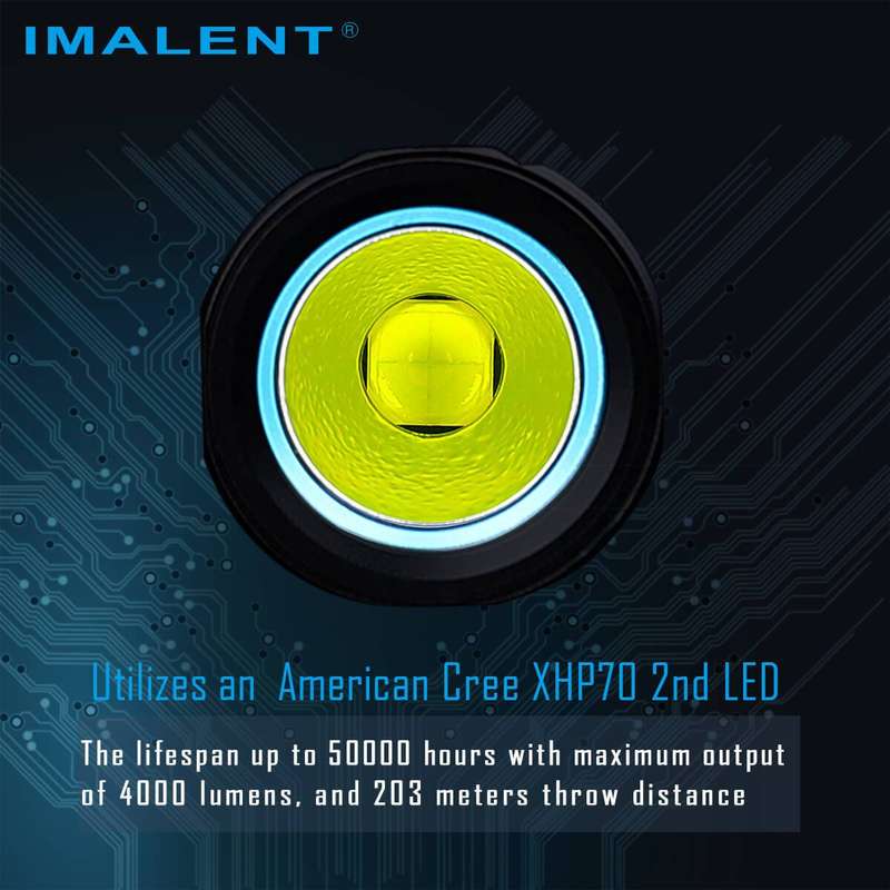 IMALENT LD70 4000 Lumen 203m EDC Flashlight