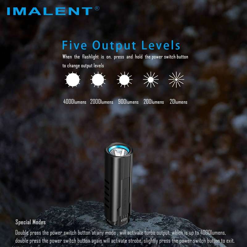 IMALENT LD70 4000 Lumen 203m EDC Flashlight