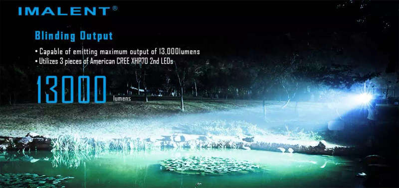 IMALENT MS03 13000 LUMEN 324m Throw FLASHLIGHT