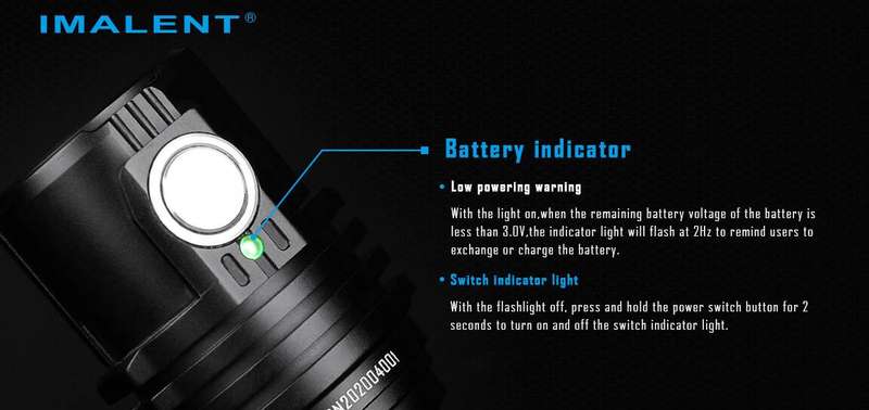 IMALENT MS03 13000 LUMEN 324m Throw FLASHLIGHT