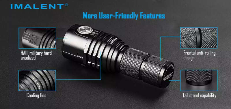 IMALENT MS03 13000 LUMEN 324m Throw FLASHLIGHT