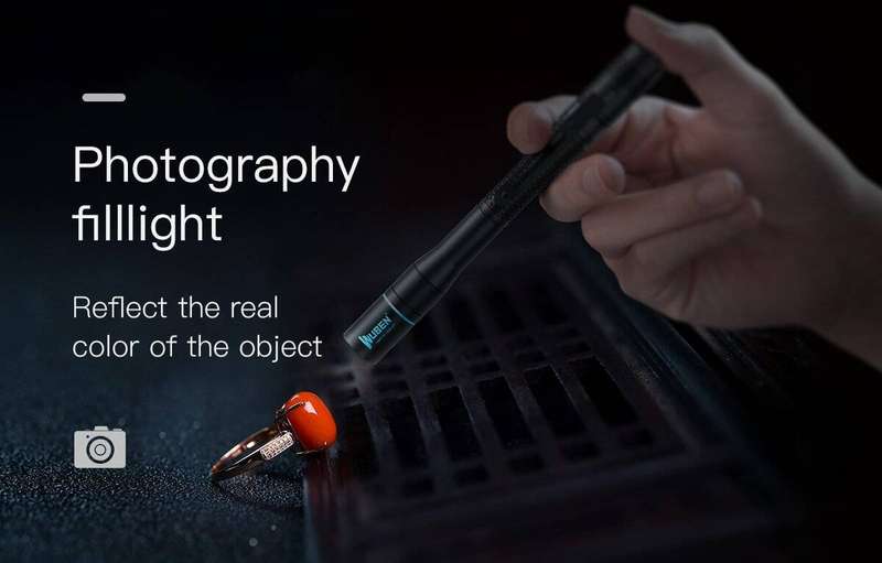 WUBEN E19 Black 200 Lumen 55m Throw High CRI Penlight with AAA Batteries