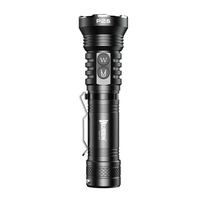 WUBEN P26 2-in-1 UV White Flashlight 500 Lumen 150m