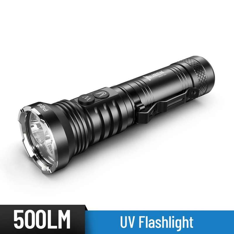 WUBEN P26 2-in-1 UV White Flashlight 500 Lumen 150m