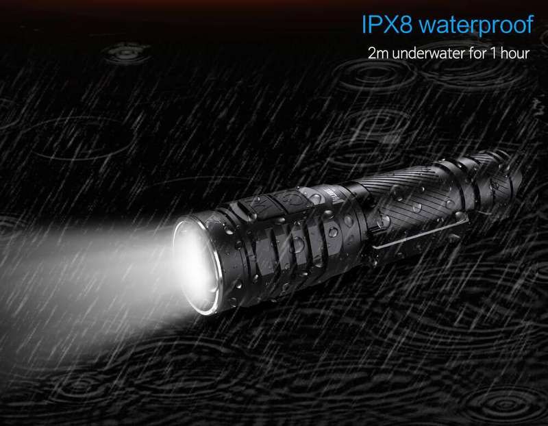 WUBEN TO46R High CRI 1000 Lumen 115m Throw Rechargeable EDC Flashlight