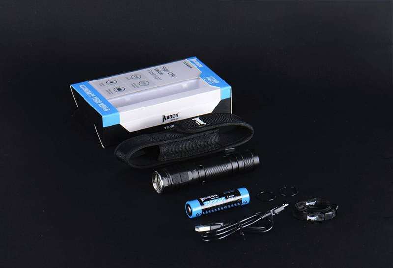 WUBEN TO46R High CRI 1000 Lumen 115m Throw Rechargeable EDC Flashlight