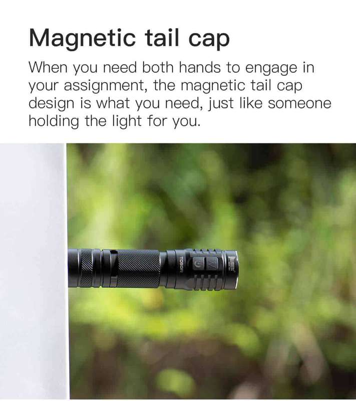 WUBEN TO50R 2800lm 146m High CRI EDC Flashlight