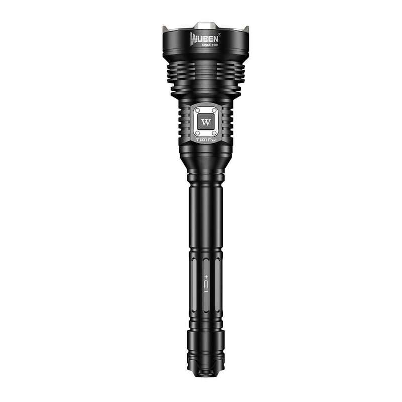 WUBEN T101 Pro 3500 Lumen 500m Throw Rechargeable Tactical Flashlight Black