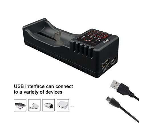 WUBEN One bay USB Battery Charger
