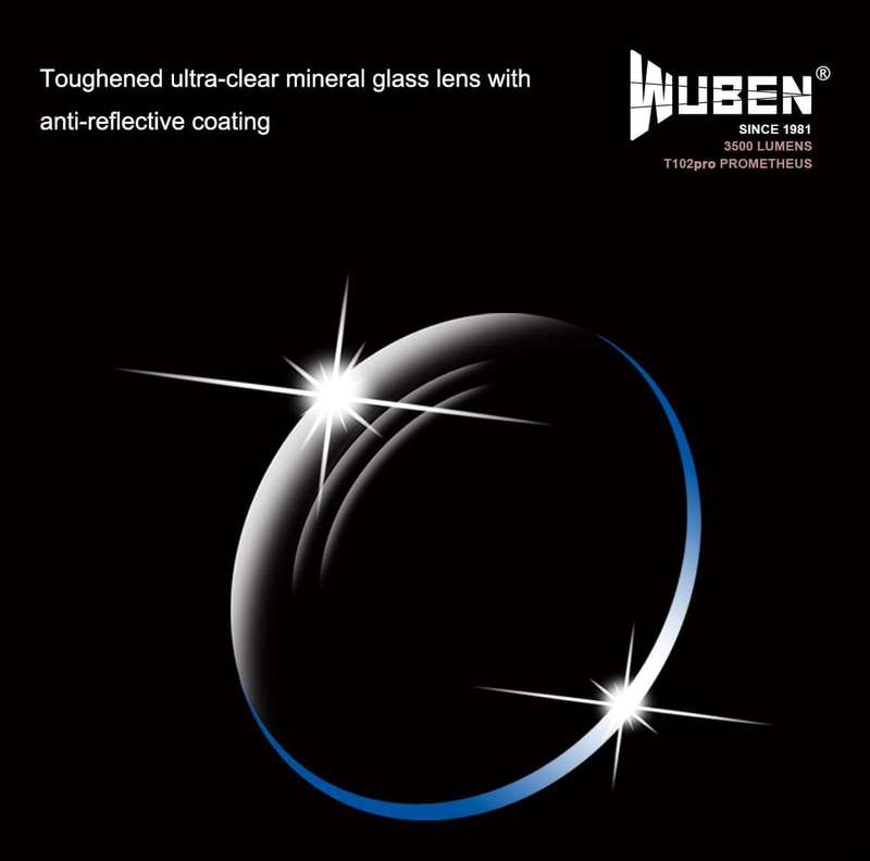 WUBEN T102 Pro 3500 Lumen 500m Throw Rechargeable Tactical Flashlight