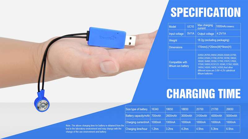 TrustFire UC10 Universal Charger for 18650 26650