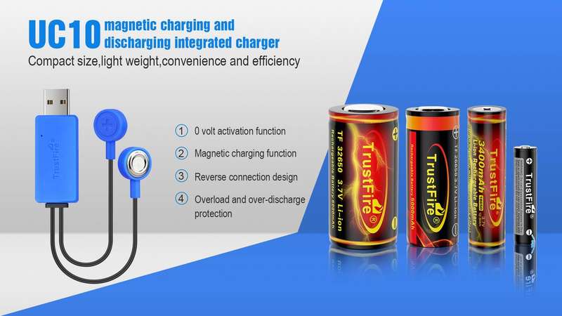 TrustFire UC10 Universal Charger for 18650 26650