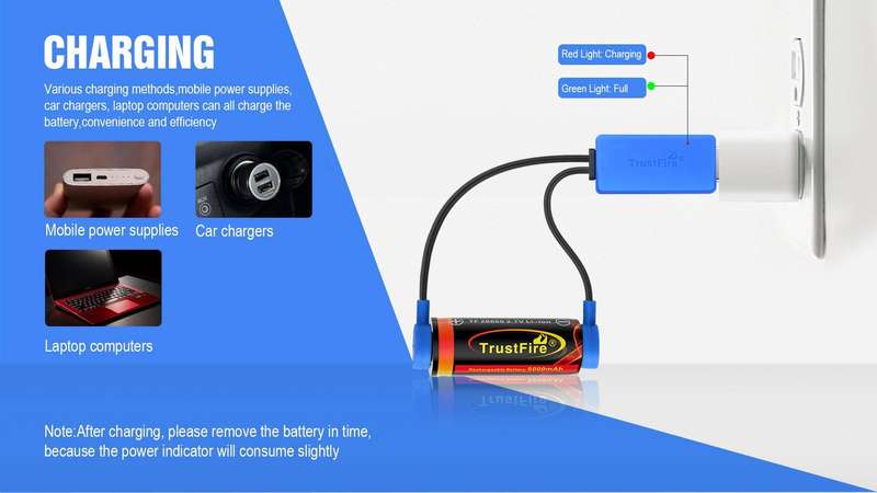 TrustFire UC10 Universal Charger for 18650 26650