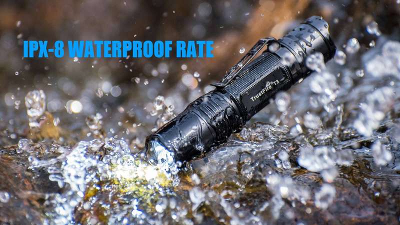 TrustFire T3 1000 Lumens Tactical Flashlight with 137m Throw