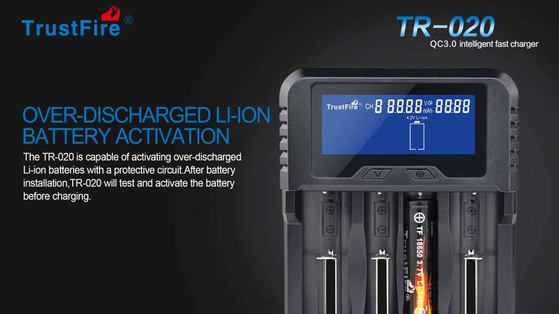 OPEN BOX TrustFire TR-020 Charger
