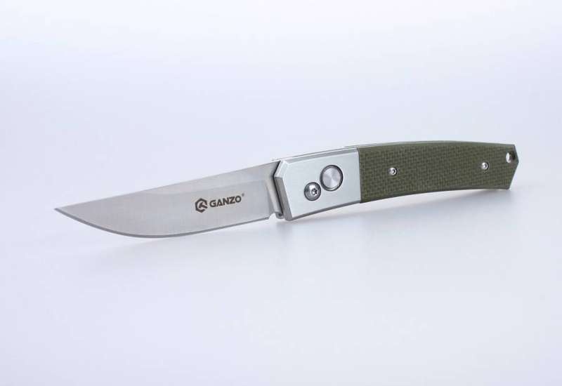 Ganzo G7361 440C Folding Knife G10 Handle 195mm EDC Tool Black Green Camo
