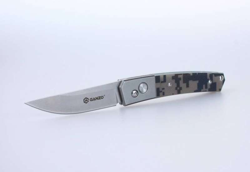 Ganzo G7362 440C Folding Knife G10 Handle 195mm EDC Tool Black Green Camo