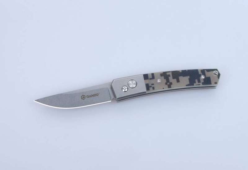 Ganzo G7362 440C Folding Knife G10 Handle 195mm EDC Tool Black Green Camo