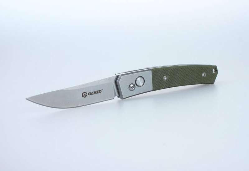 Ganzo G7362 440C Folding Knife G10 Handle 195mm EDC Tool Black Green Camo
