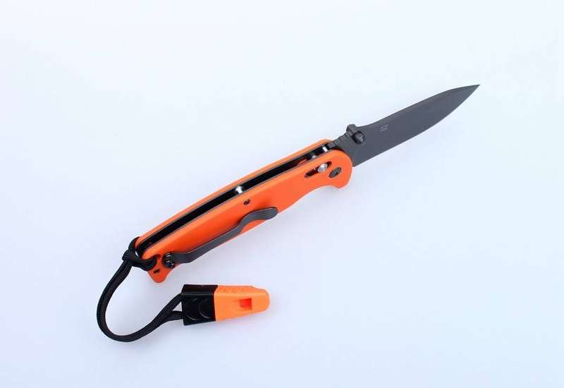 Ganzo G7413-WS 440C Folding Knife G10 Handle 205mm EDC Tool with Whistle