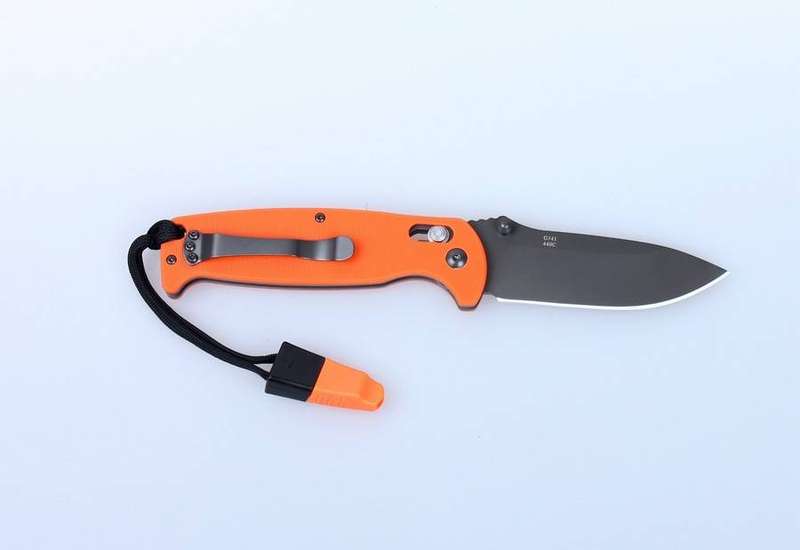 Ganzo G7413-WS 440C Folding Knife G10 Handle 205mm EDC Tool with Whistle