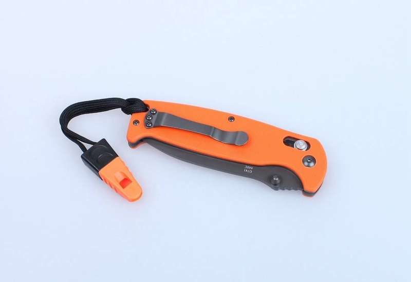 Ganzo G7413-WS 440C Folding Knife G10 Handle 205mm EDC Tool with Whistle