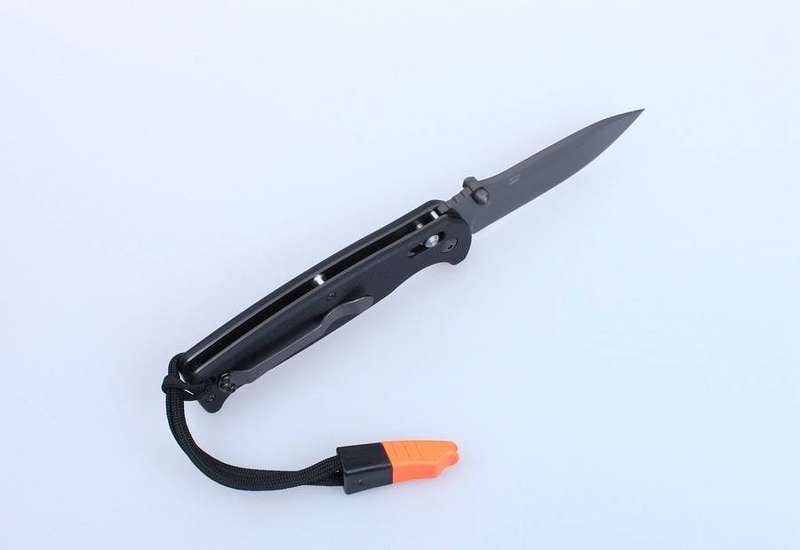 Ganzo G7413-WS 440C Folding Knife G10 Handle 205mm EDC Tool with Whistle