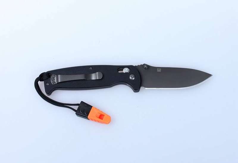 Ganzo G7413-WS 440C Folding Knife G10 Handle 205mm EDC Tool with Whistle