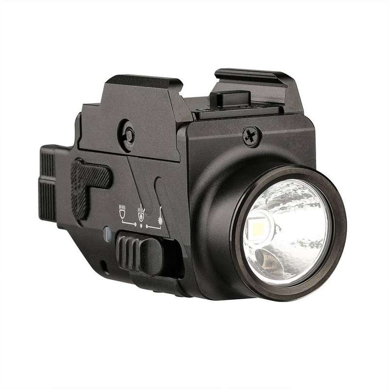 TrustFire GM23S Pistol Light - 800 Lumens, 160m Throw, with Green Laser