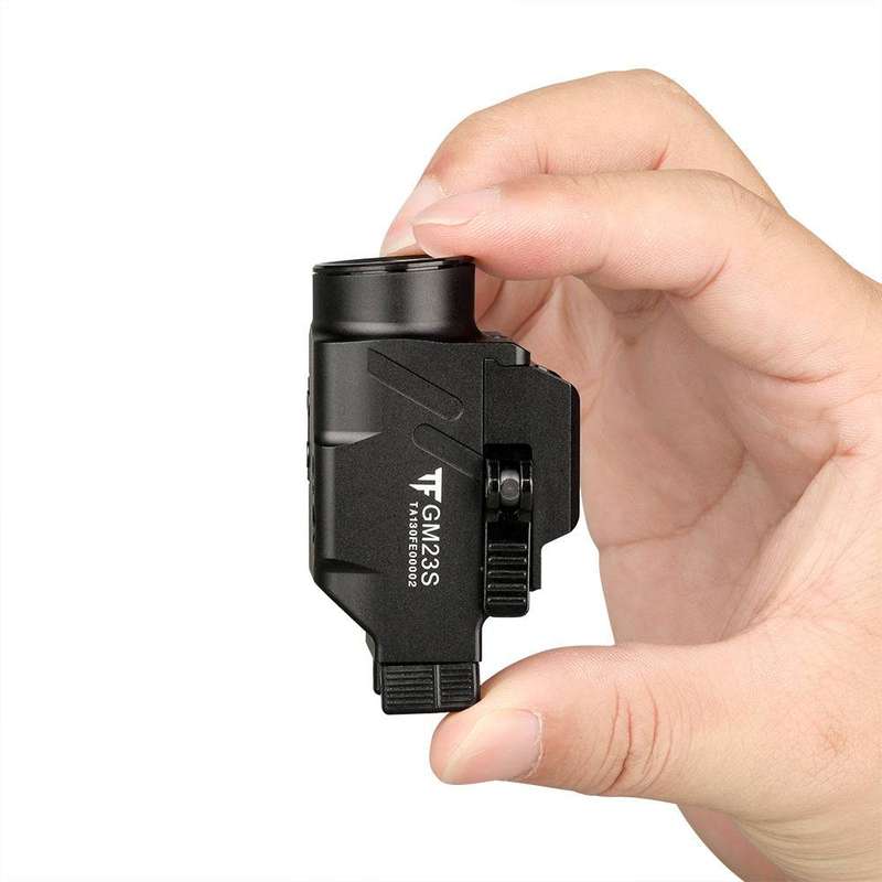 TrustFire GM23S Pistol Light - 800 Lumens, 160m Throw, with Green Laser