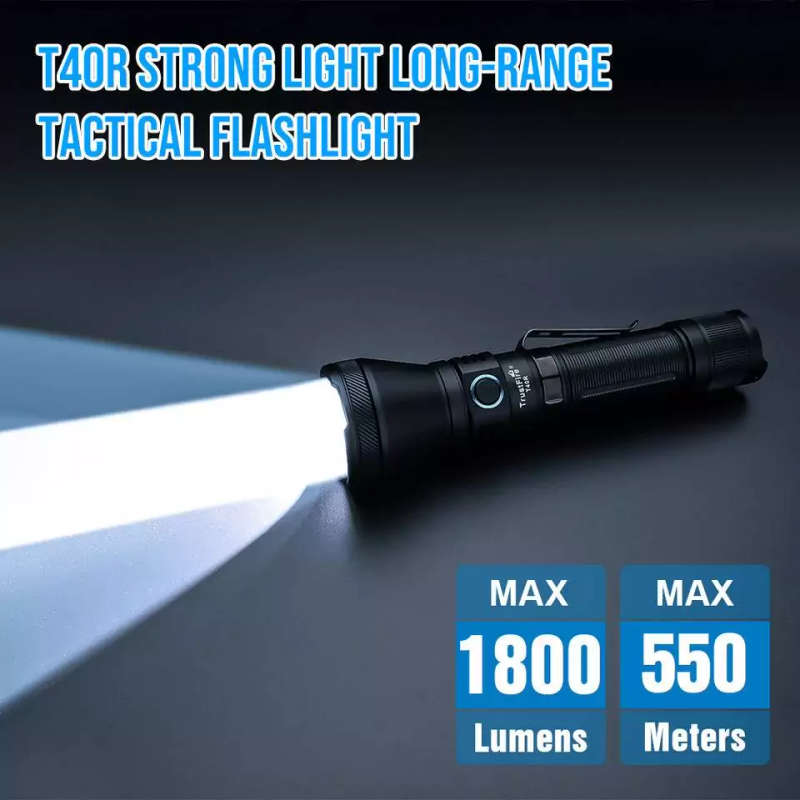TrustFire T40R Hunting Kit 1800 Lumens Flashlight with 550m Throw