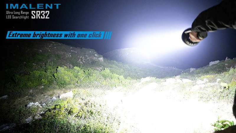 Imalent SR32 120000LM 2080m Throw Rechargeable Tactical Flashlight