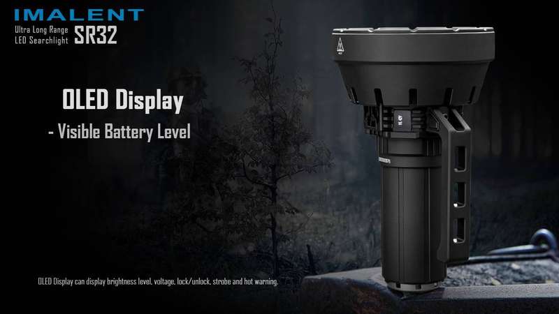 Imalent SR32 120000LM 2080m Throw Rechargeable Tactical Flashlight