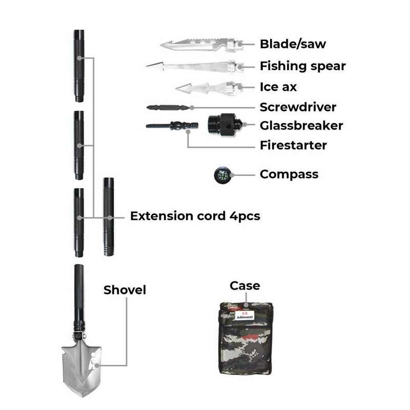 Adimanti HK002 16-in-1 Axe for Outdoor Use