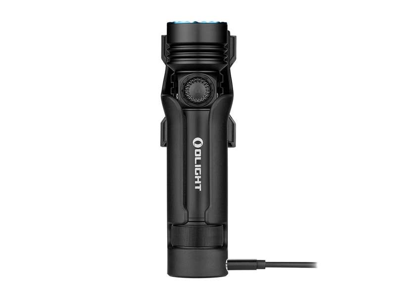 Olight Seeker 4 Pro Rechargeable LED Flashlight - 4600 Lumens - Cool White - Includes 1 x 21700
