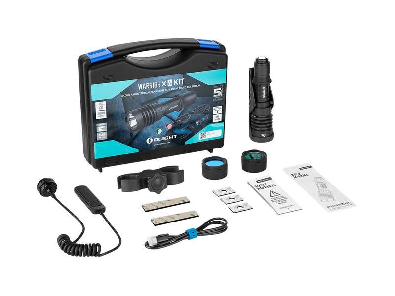Olight Warrior X 4 Kit 2600 Lumen 630m Flashlight