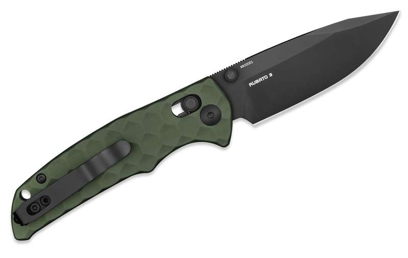 Olight Oknife Rubato 3 Textured Aluminum Handle 154CM Blade