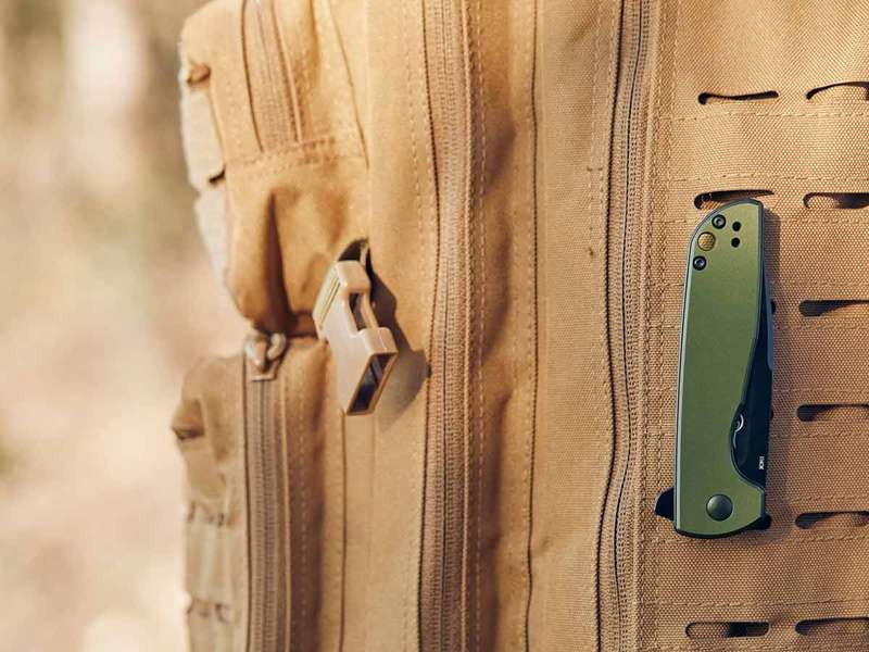 Olight Freeze 2 Folding Knife OD Green Oknife 154CM Blade 193mm